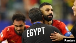 محمد صلاح، مهاجم تیم ملی مصر، پس از پیروزی این تیم مقابل استرالیا در مرحله یک‌شانزدهم نهایی جام جهانی ۲۰۲۶ در ورزشگاه دالاس در آرلینگتون ایالت تگزاس