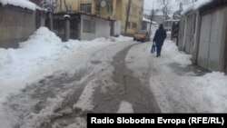 Замрзнати улици во Битола