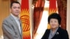 Kyrgyz President Roza Otunbaeva (right) has tasked Respublika leader Omurbek Babanov to form a coalition.
