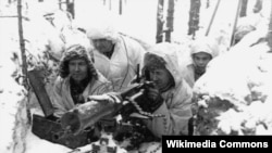 Финские солдаты во время советско-финской войны 1939-1940 годов