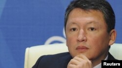 Kazakhstan's National Chamber of Entrepreneurs has announced the resignation of its chairman, former President Nursultan Nazarbaev's son-in-law, Timur Kulibaev, one of the richest people in the oil-rich former Soviet republic. (file photo)