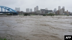 Taifunul Hagibis a lovit Tokyo. Fotografie făcută pe 12 octombrie 2019