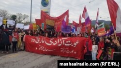 Osmomartovski protest u Pakistanu