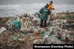 Экспедиция Гринпис на побережье Черного моря и сбор пластиковых отходов, июль 2019 года