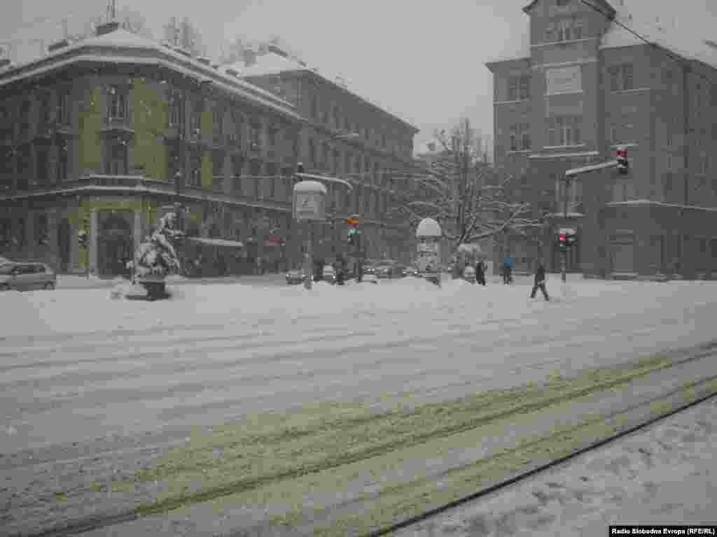 Sarajevo pod snijegom, foto: Milenko Voćkić