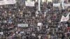 تظاهرات ضد دولتی در یکی از شهرهای سوریه