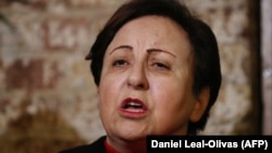 Shirin Ebadi, laureate e Çmimit Nobel për Paqe.