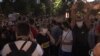 WATCH: Hundreds gathered in front of the Serbian parliament on July 9 for the third straight night of protests sparked by government-proposed restrictions to curb a spike in coronavirus infections.