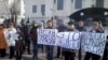 Митинг переселенцев под посольством Российской Федерации в Киеве, 23 февраля 2015 года (иллюстрационное фото)