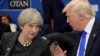 Theresa May i Donald Trump