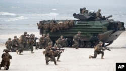 Военнослужащие НАТО на учениях в Литве