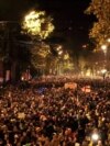 Pristalice gruzijske opozicije na ulicama nakon spornog glasanja