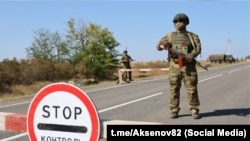 Учения военизированного формирования «БАРС-Крым» в Черноморском районе, архивное фото 