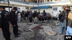 Pakistanda bolan partlamalaryň biri.