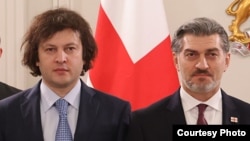 ირაკლი კობახიძე (მარცხნივ) და მიხეილ ყაველაშვილი