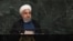 U.S. -- Hassan Rouhani, President of Iran, addresses the 72nd UN General Assembly on September 20, 2017, at the United Nations in New York. 