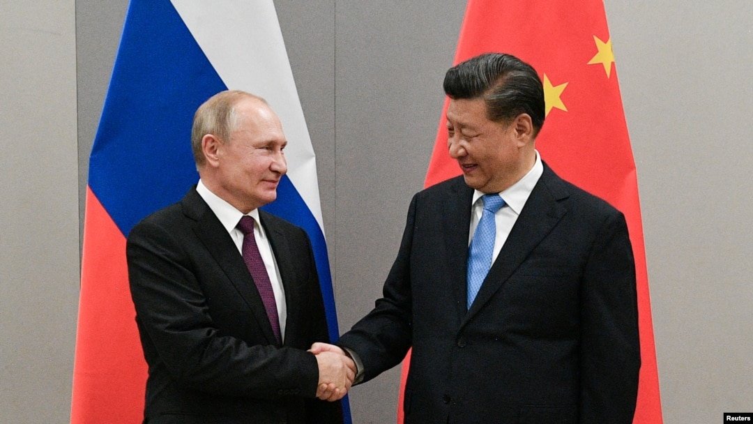 Владимир Путин и Си Цзиньпин 