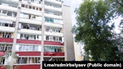 Түбән Камада 10 августта дрон һөҗүмендә зыян күргән йорт