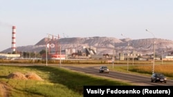 Belaruskali je jedan od najvećih izvora čvrste valute za Lukašenkovu vladu i jedan od najvećih proizvođača đubriva na svetu. Fotografija 13. avgust 2013.