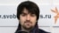 Chechen lawyer Murad Musayev in RFE/RL's studios in 2009