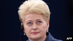 Даля Грибаускайте, президент Литвы.