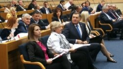 Milorad Dodik i Željka Cvijanović u Narodnoj skupštini RS, 11. novembra