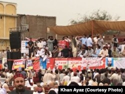 FILE: the Pashtun Tahafuz Movement (PTM), which campaigns against alleged extrajudicial killings and enforced disappearances of Pashtuns.