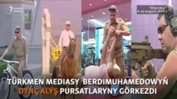 Türkmen mediasy Berdimuhamedowyň dynç alyş pursatlaryny görkezdi