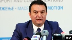 Министерот за транспорт и врски Горан Сугарески