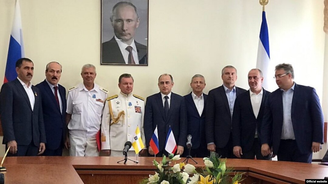 Главы северокавказских регионов, оккупированного Крыма и полпред президента РФ в СКФО, фото с сайта главы КБР, Юрия Кокова