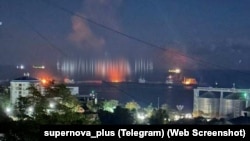 Раніше російська влада та медіа повідомили про замання танкера в порту Туапсе внаслідок атаки українських дронів