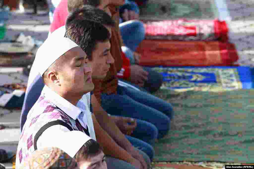 Ramadan namaz Bishkek Kyrgyzstan 29 July 2014 