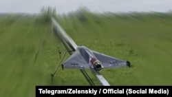 Бойовий запуск українського реактивного перехоплювача, скріншот із відео, опублікованого у телеграм-каналі президента України