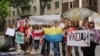 Ukraine - solidarity with protests in Belarus