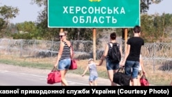 Административная граница между Крымом и Херсонской областью, архивное фото 