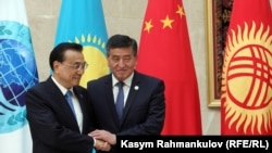 Ли Кецян жана Кыргызстандын премьери Сооронбай Жээнбеков