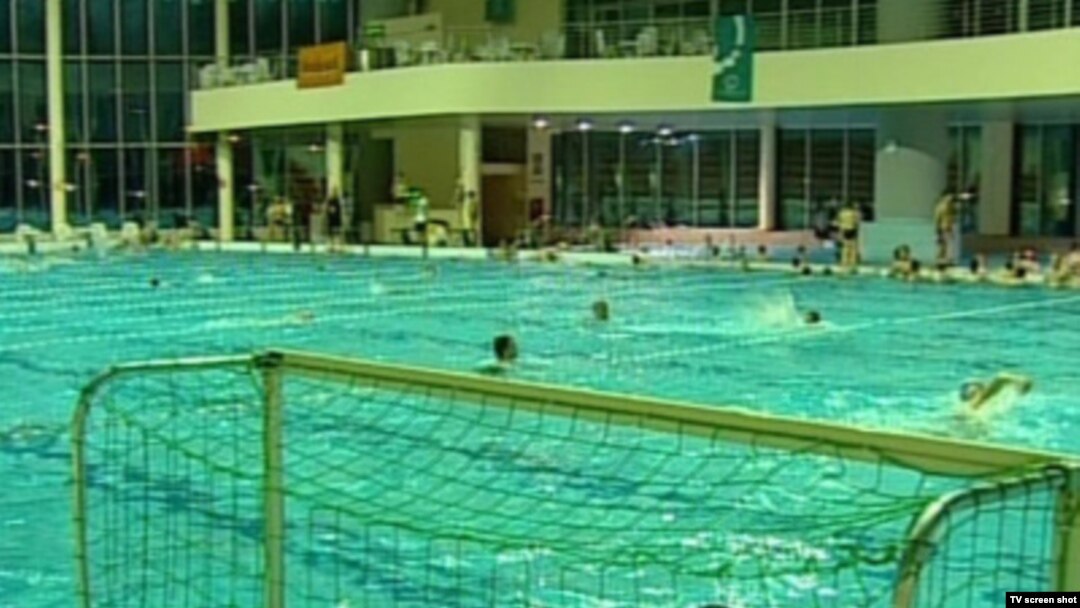 Bosnia and Herzegovina - Sarajevo,TV Liberty 660, olimpic swimming pool, water polo league-club, indoor swimming pool, 25Mar2009