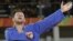 The Czech Republic's Lukas Krpalek celebrates after defeating Azerbaijan's Elmar Gasimov during their men's 100 kilogram gold medal match in judo at the 2016 Olympic Games in Rio de Janeiro on August 11. 
