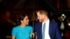 Meghan Markle, sussexi hercegnő és Harry herceg.