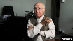 Sartaj Aziz, the Pakistani prime minister's adviser on foreign affairs