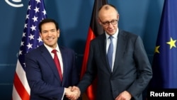 Cancelarul german Merz se întâlnește cu secretarul de stat american Rubio în cadrul Conferinței de securitate de la München (MSC), 13 februarie 2026