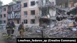 Наслідки російського удару по Запоріжжю, фото обласної адміністрації