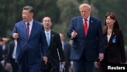 Donald Tramp və Si Cinpin Pekindəki Səma Məbədini ziyarət edirlər