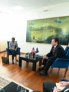 Kosovo: Kosovo PM, Albin Kurti, and US Chargé d'affaires Anu Prattipati
