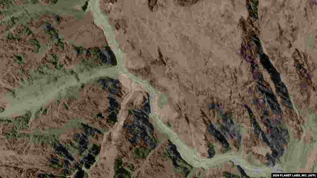 This handout satellite image taken on June 16, 2020, and release by 2020 Planet Labs, Inc. shows Galwan Valley, which lies between China&#39;s Tibet and India&#39;s Ladakh.&nbsp;​The disputed site lies amid remote, jagged mountains and fast flowing rivers on the northern tip of India, abutting the Aksai Chin plateau, a Chinese administered area claimed by India.&nbsp;​The area lies at an altitude of about 14,000 feet (4,250 metres) and temperatures often fall below zero degrees Celsius.
