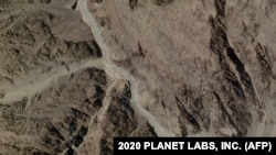 Спутниковый снимок зоны конфликта – долины реки Галван