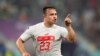 Xherdan Shaqiri i Zvicrës feston pasi shënoi golin e parë të ekipit të tij gjatë ndeshjes së futbollit të grupit G të Kupës së Botës midis Serbisë dhe Zvicrës, në Doha, Katar, 2 dhjetor 2022.