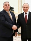 На передньому плані прем’єр-міністр Угорщини Віктор Орбан (ліворуч) і очільник Росії Володимир Путін. Москва, 28 листопада 2025 року