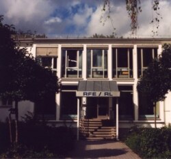 GERMANY – In 1976, Radio Free Europe and Radio Liberty were merged into one corporation headquartered in this building in Munich, next to the English Park