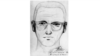 A horoszkópos gyilkos (Zodiac Killer) rendőrségi fantomrajza a San Franiscó-i rendőrségnél, 1999. decembereréből. 